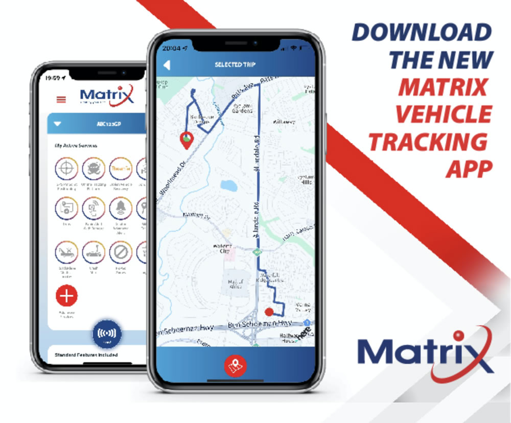Download the new Matrix vehicle tracking app