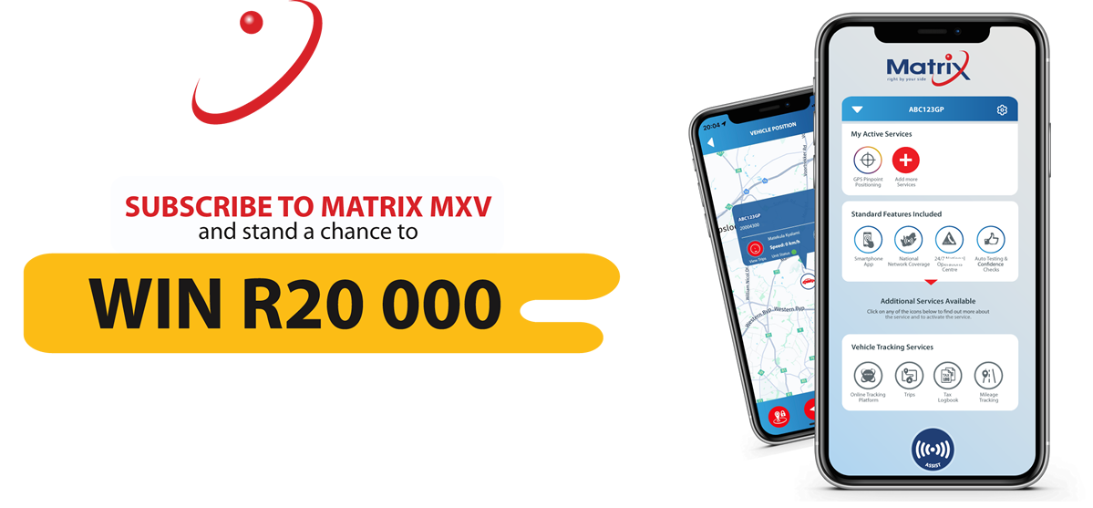 Subscribe to Matrix MXV and stand a chance to win R20,000