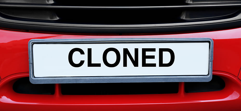 What would you do if your vehicle’s registration plate was cloned?