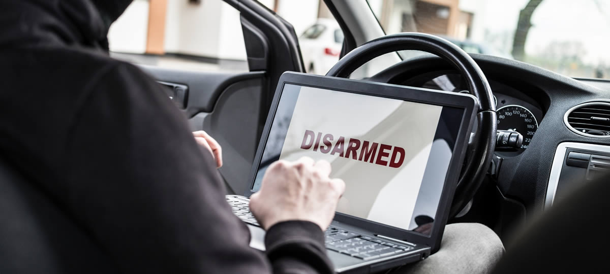 Car thieve disarming-security system